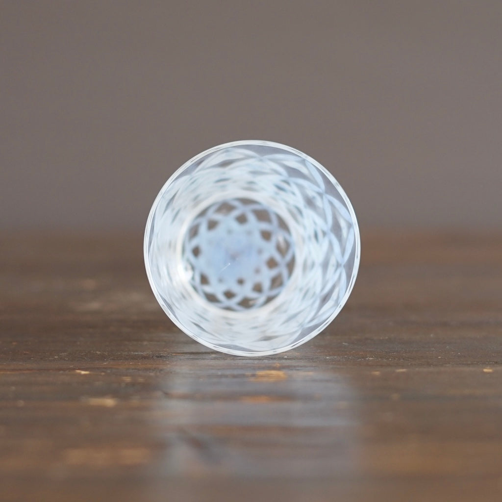 Diamond Pattern Glass Tumbler #TR66