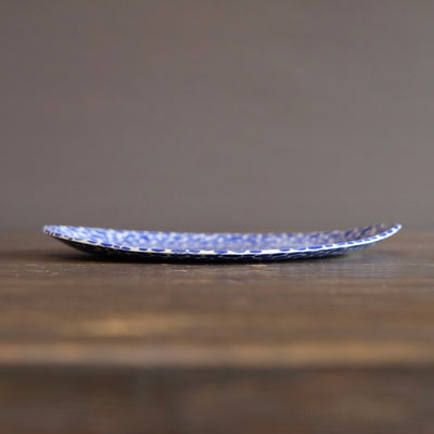 Blue Dots Serving Plate #LK905B