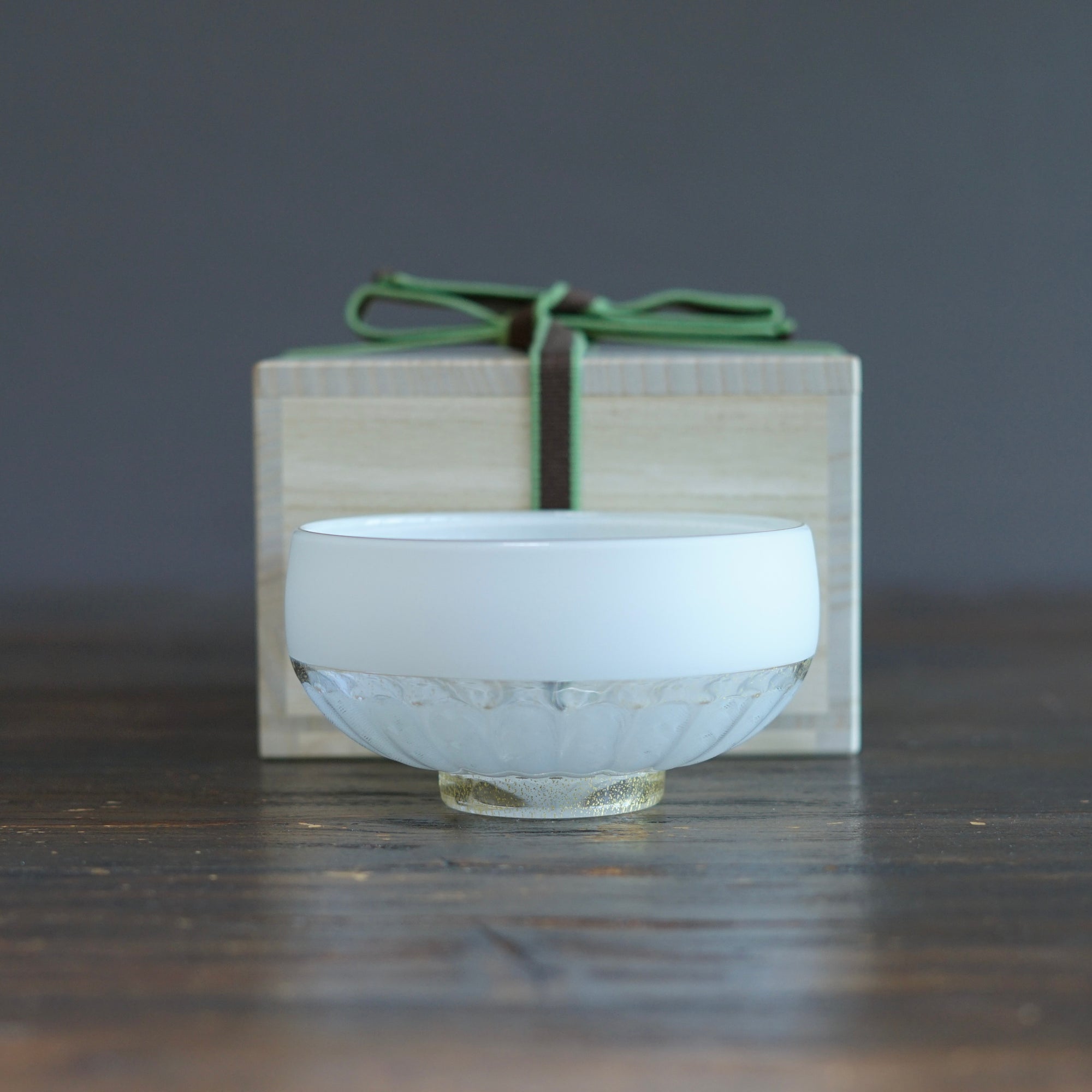 White Lace Tea Ceremony Bowl #NS16