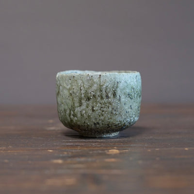 Natural Ash Glazed Tea Bowl #Mi1
