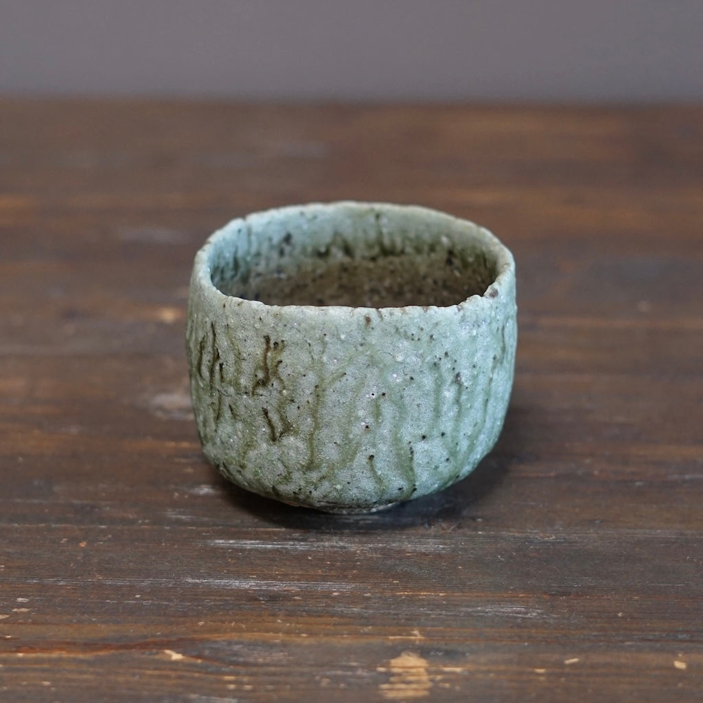 Natural Ash Glazed Tea Bowl #Mi1