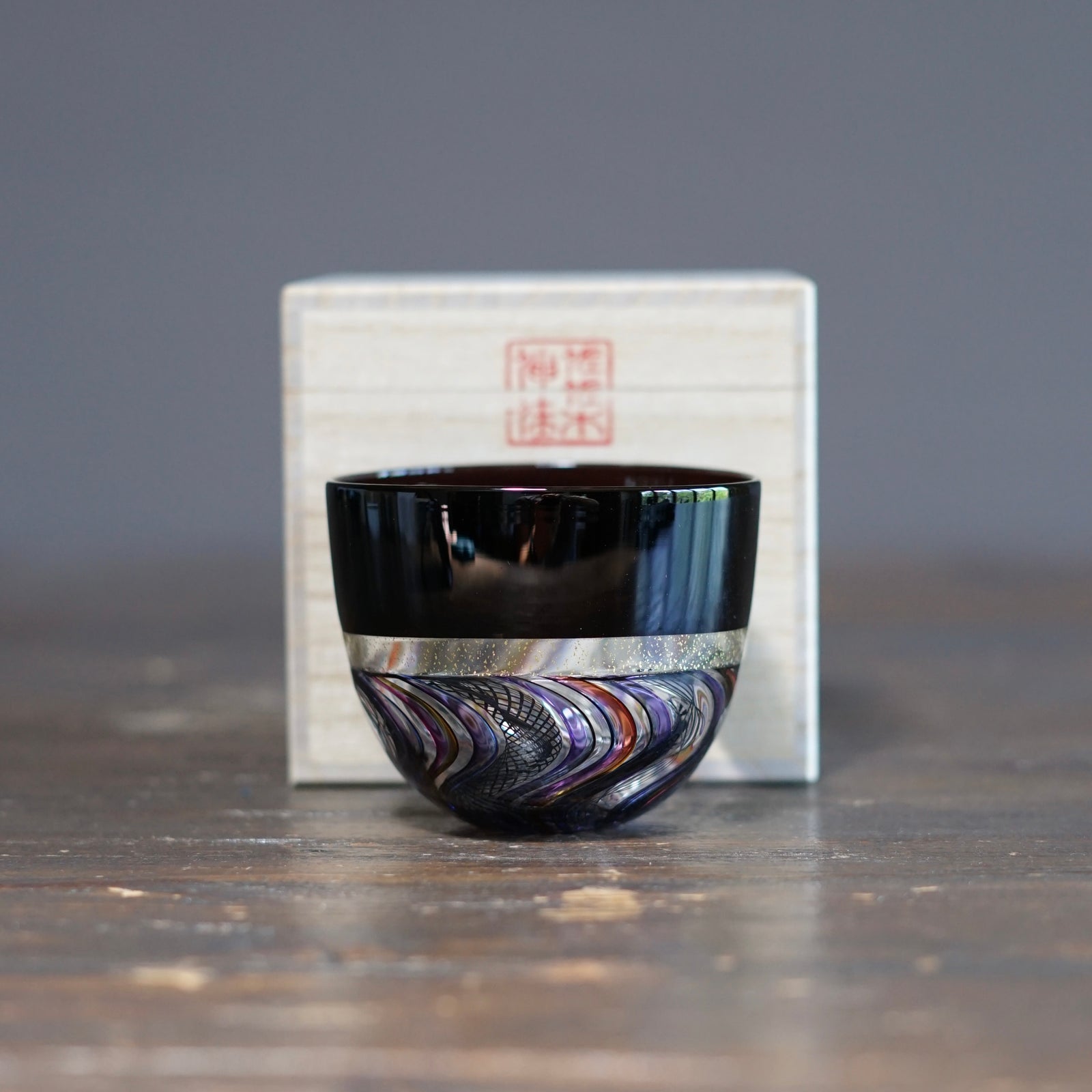 Rainbow Lace GUINOMI Sake Cup #NS18