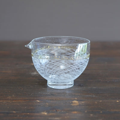 White Reticello Spouted Bowl #NS25