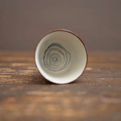 NAGASHI SOUMEN Blue & White Soba Cup #MA156B