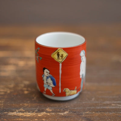 KUTANI-Ish YUNOMI Tea Cup #MA162A