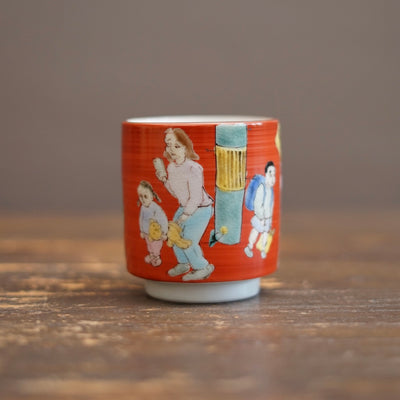 KUTANI-Ish YUNOMI Tea Cup #MA162B