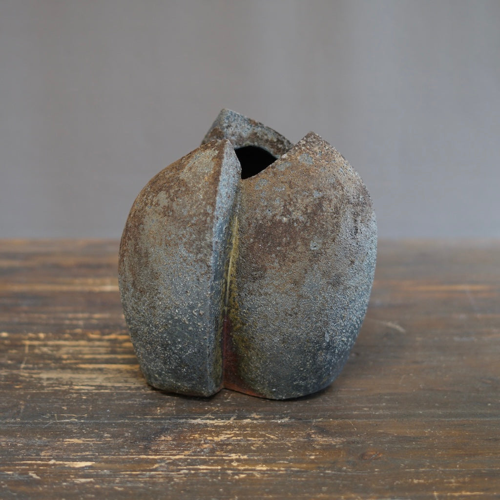 Three Scales Flower Vase / Sculpture #TR235