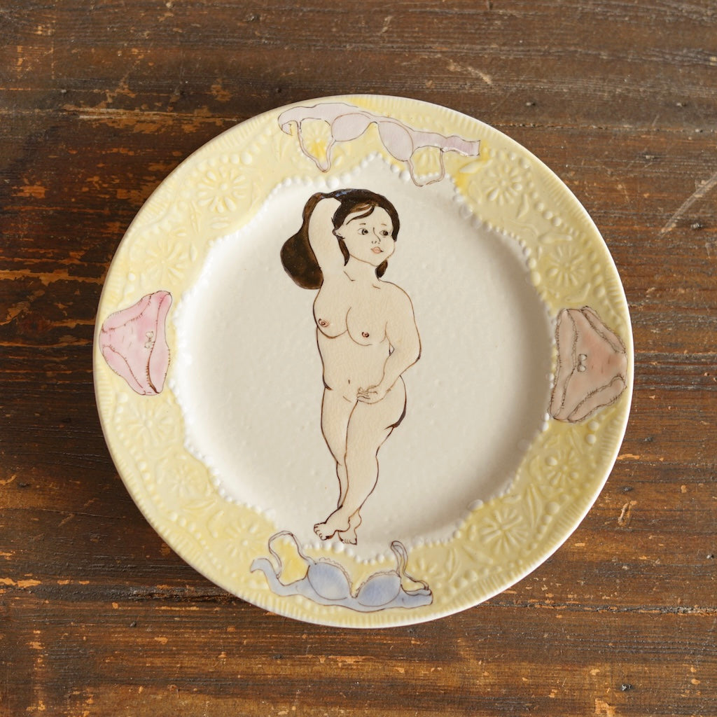 Naked Woman Plate #MA151F
