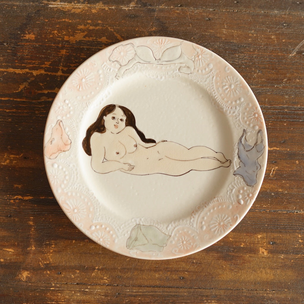 Naked Woman Plate #MA151G