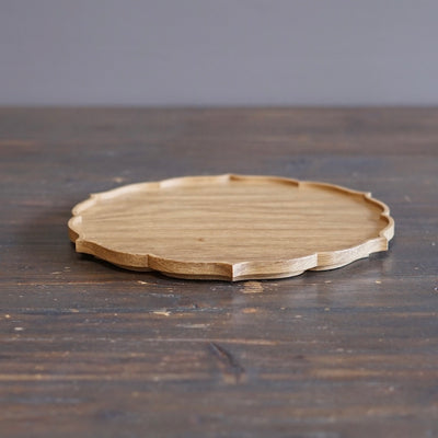 Scalloped Tea Tray #F21-119-02