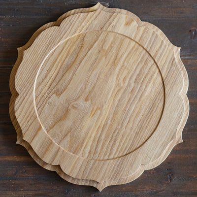 Large Scalloped Tray #F21-119-01C