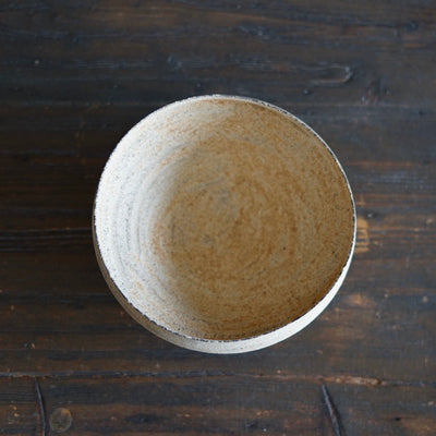 Rimmed Milk Tea Color Bowl #AK21F
