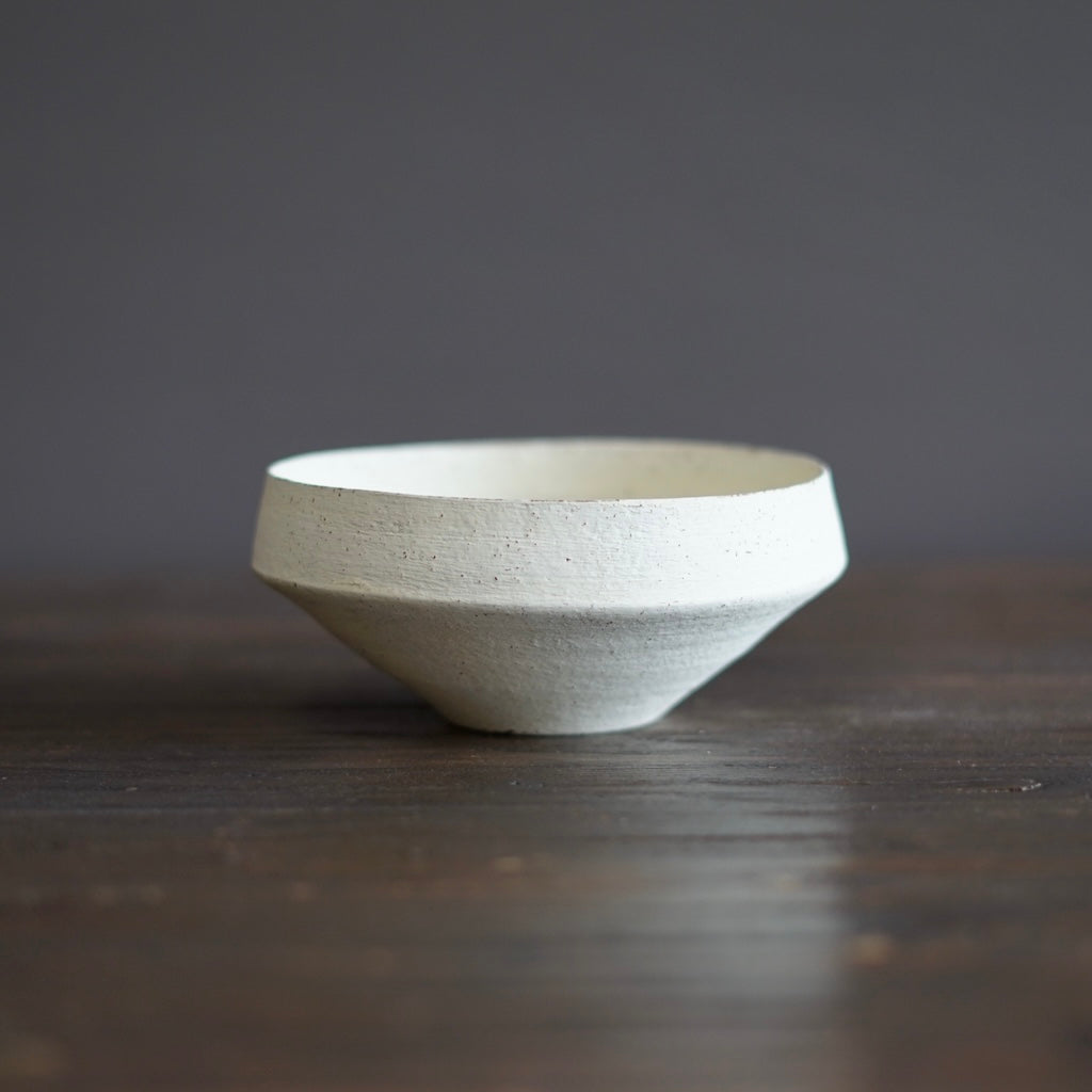 White Slip Rimed Bowl #AK21C