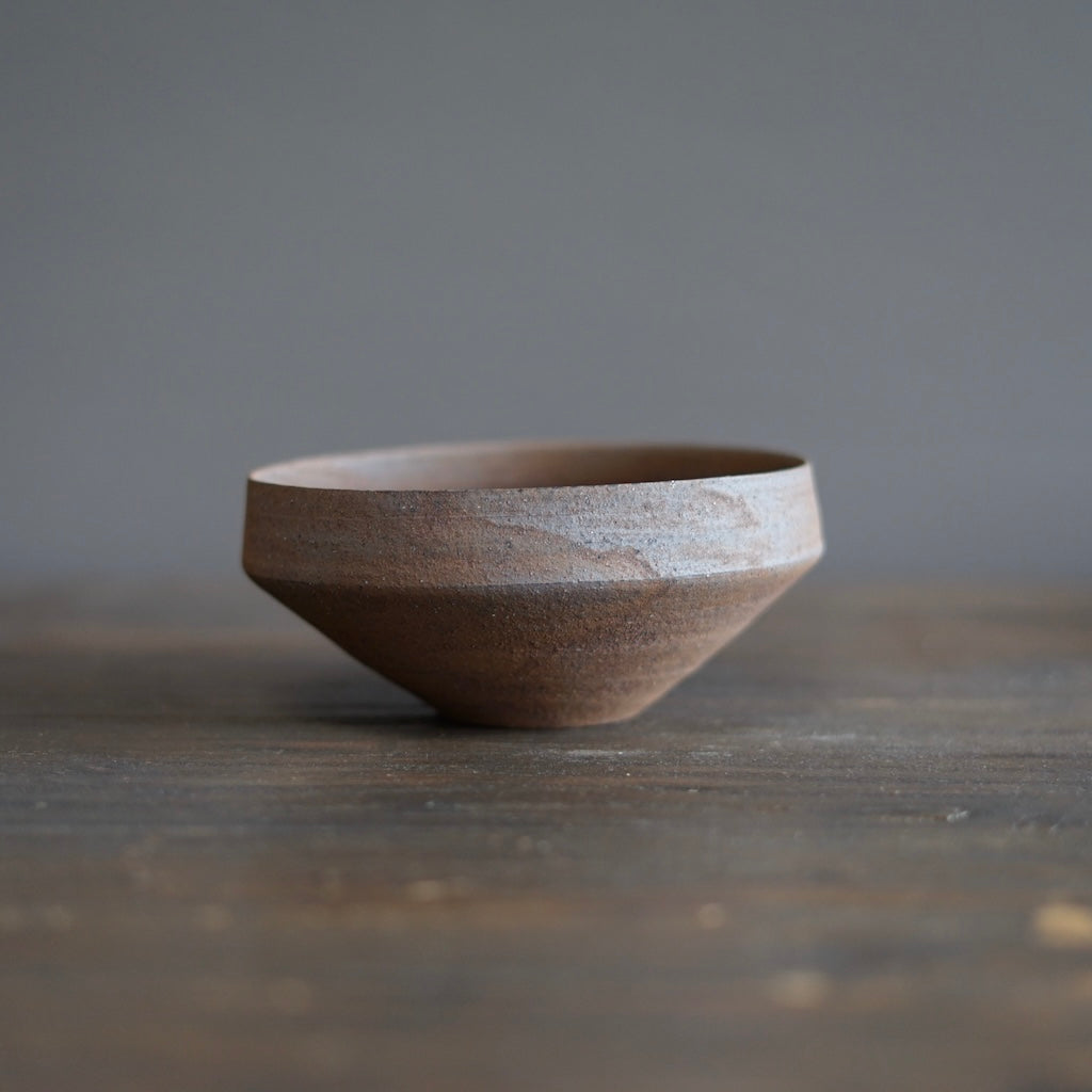 Dark Brown Rimmed Bowl #AK21L