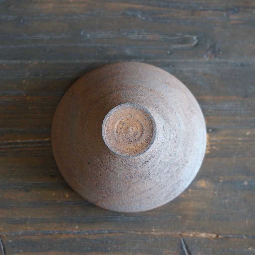 Dark Brown Rimmed Bowl #AK21L