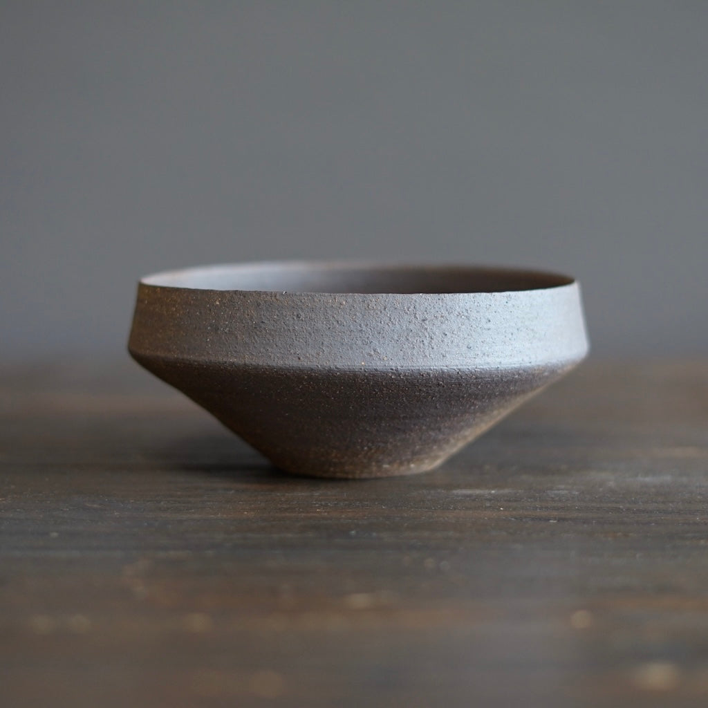 Dark Brown Rimmed Bowl #AK21H