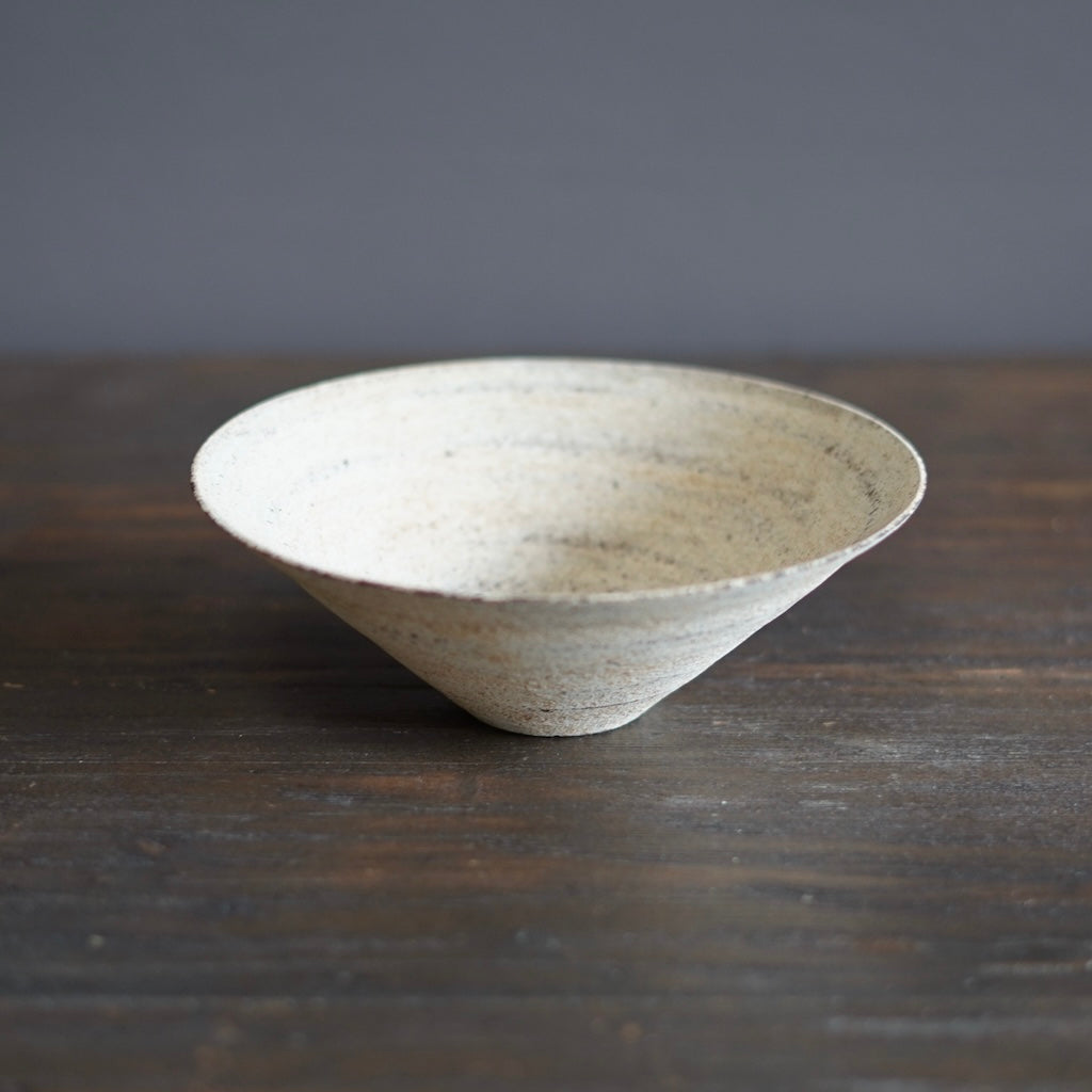 Milk Tea Color Conic Bowl #AK22F