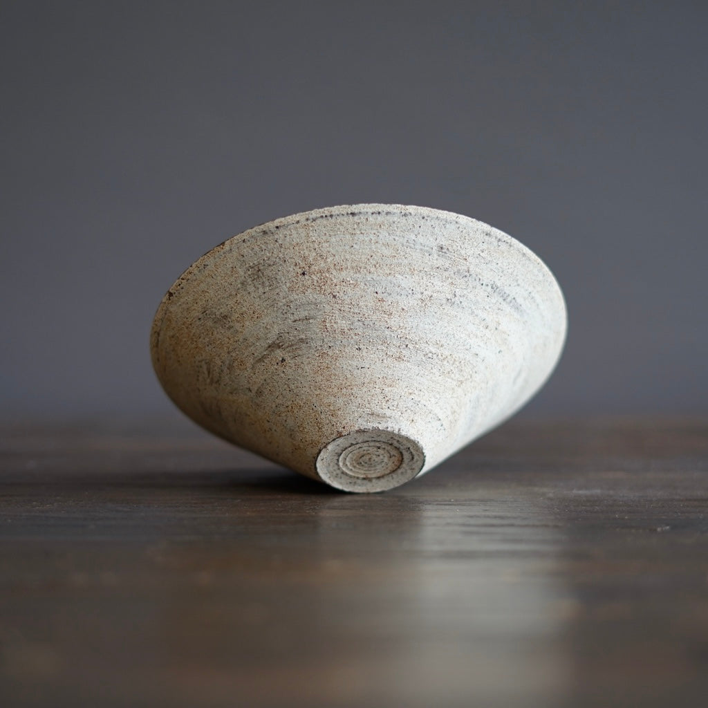 Milk Tea Color Conic Bowl #AK22F