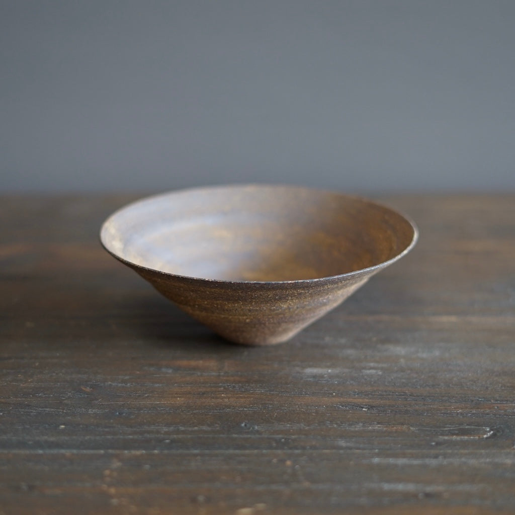 Dark Brown Conic Bowl #AK22H