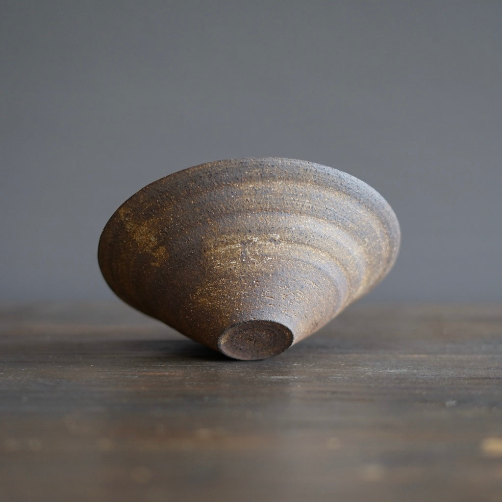 Dark Brown Conic Bowl #AK22H