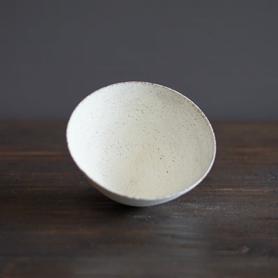 Small White Slip Case Bowl #AK19C