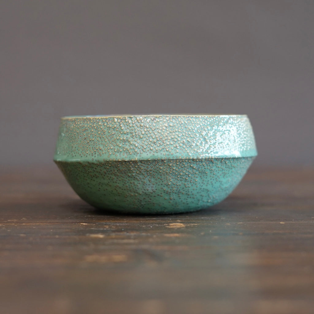 Green Caviar Rimmed Bowl #LK22D