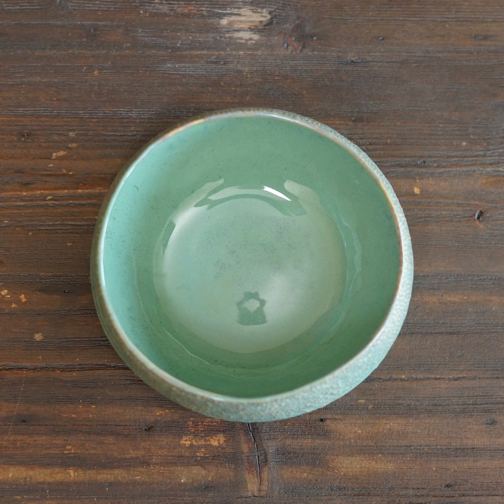 Green Caviar Rimmed Bowl #LK22D