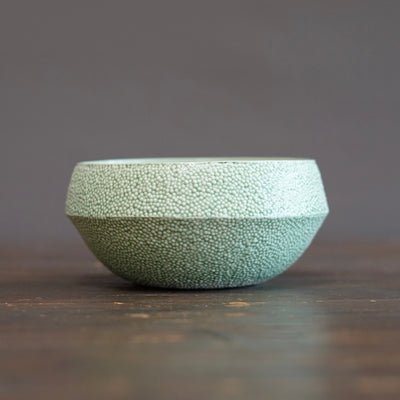 Green Caviar Rimmed Bowl #LK922E