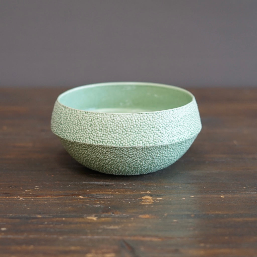 Green Caviar Rimmed Bowl #LK922E