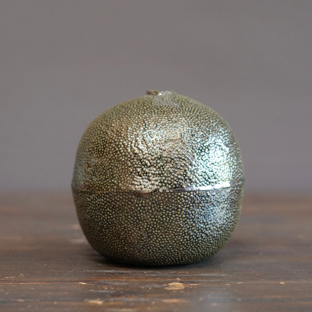 Metallic Caviar Globe Vase #LK924A