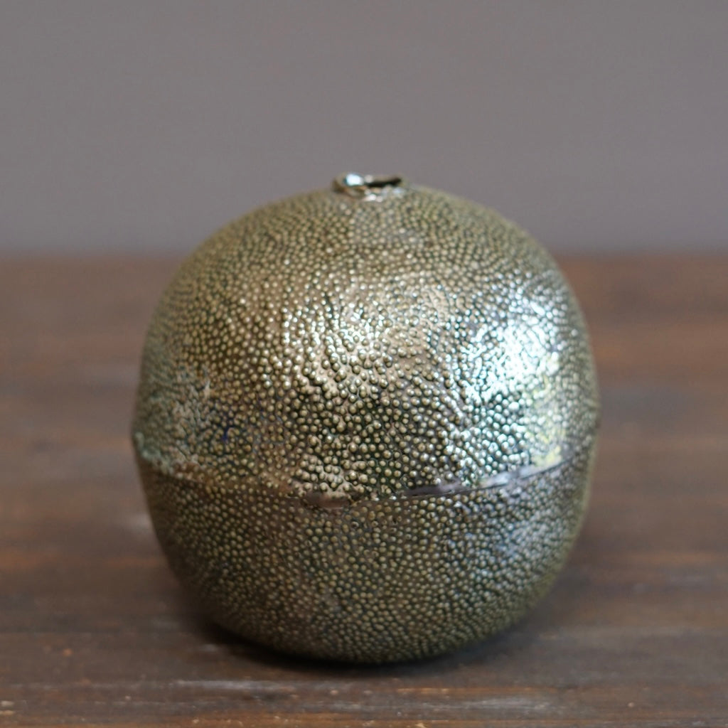 Metallic Caviar Globe Vase #LK924A
