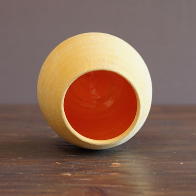 Yellow / Orange Dino Vase #JT439D