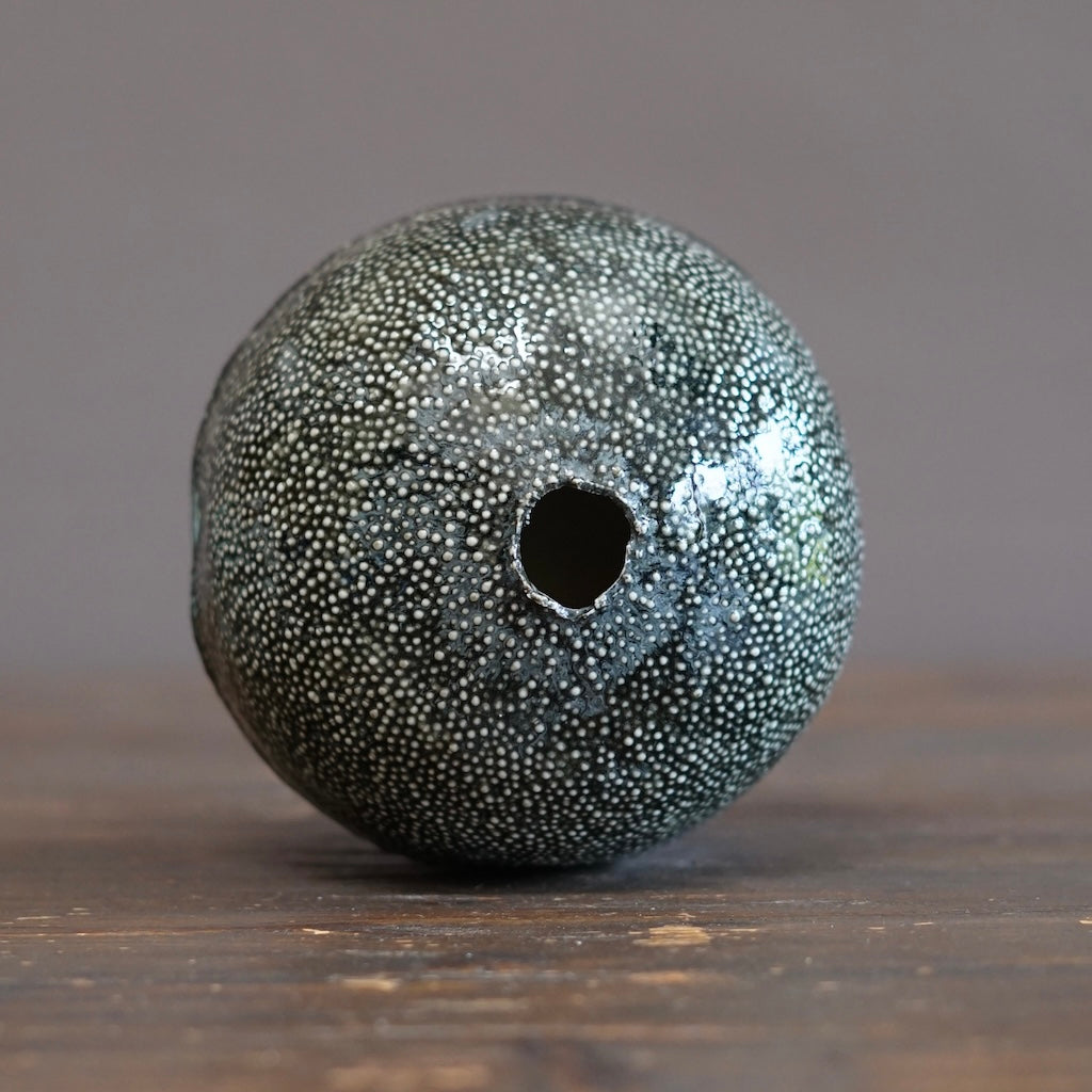 Black Caviar Globe Vase #LK924B