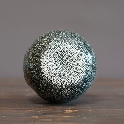 Black Caviar Globe Vase #LK924B