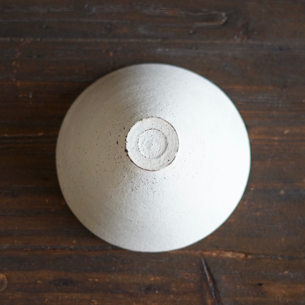 White Slip Cast Bowl #AK20A