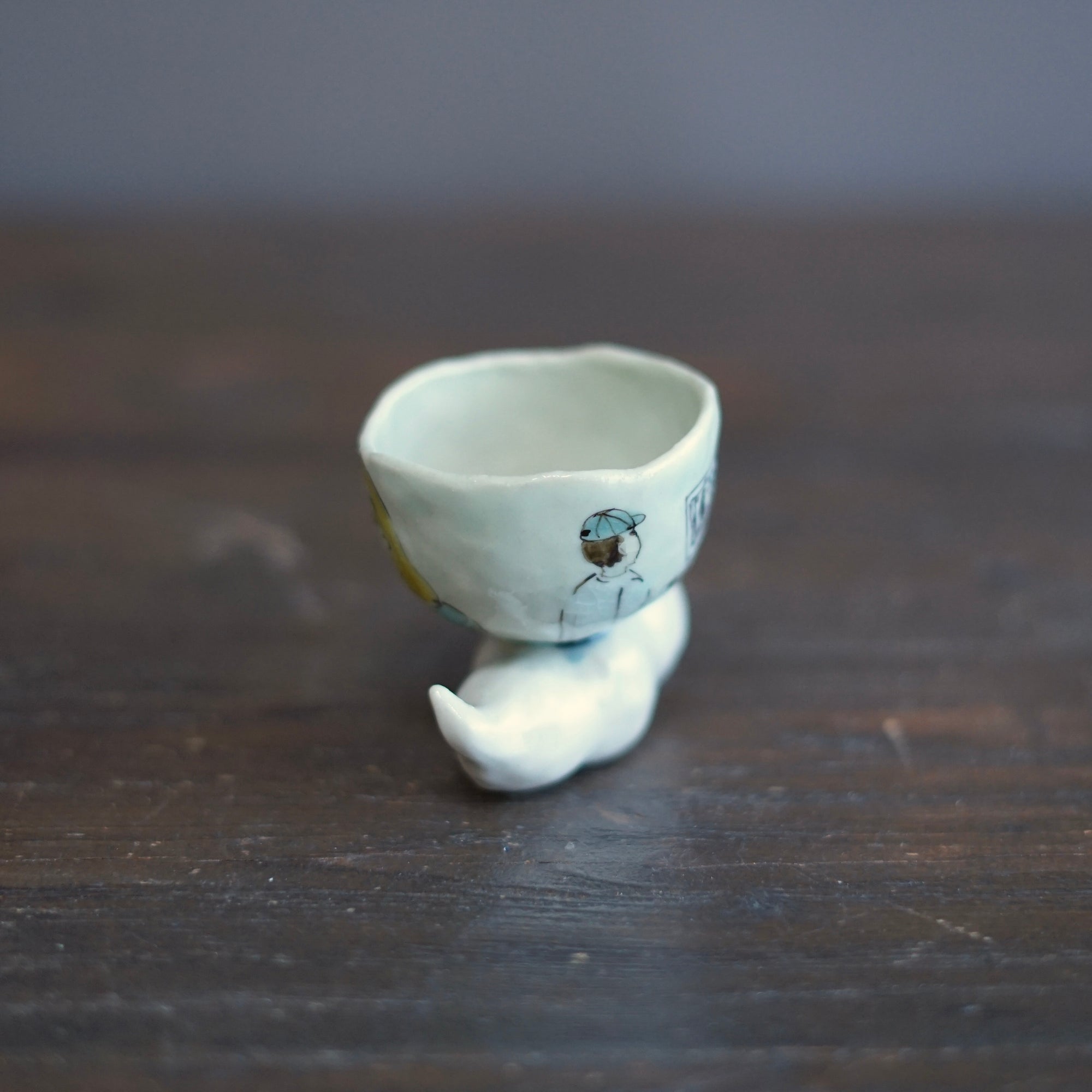 'Airhead' GUINOMI Sake Cup #MA159