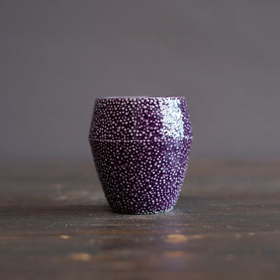 Purple Caviar YUNOMI Tea Cup #LK918A