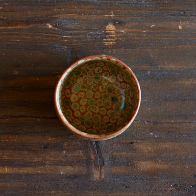 Autumn Dots Small Round Bowl #LK908B