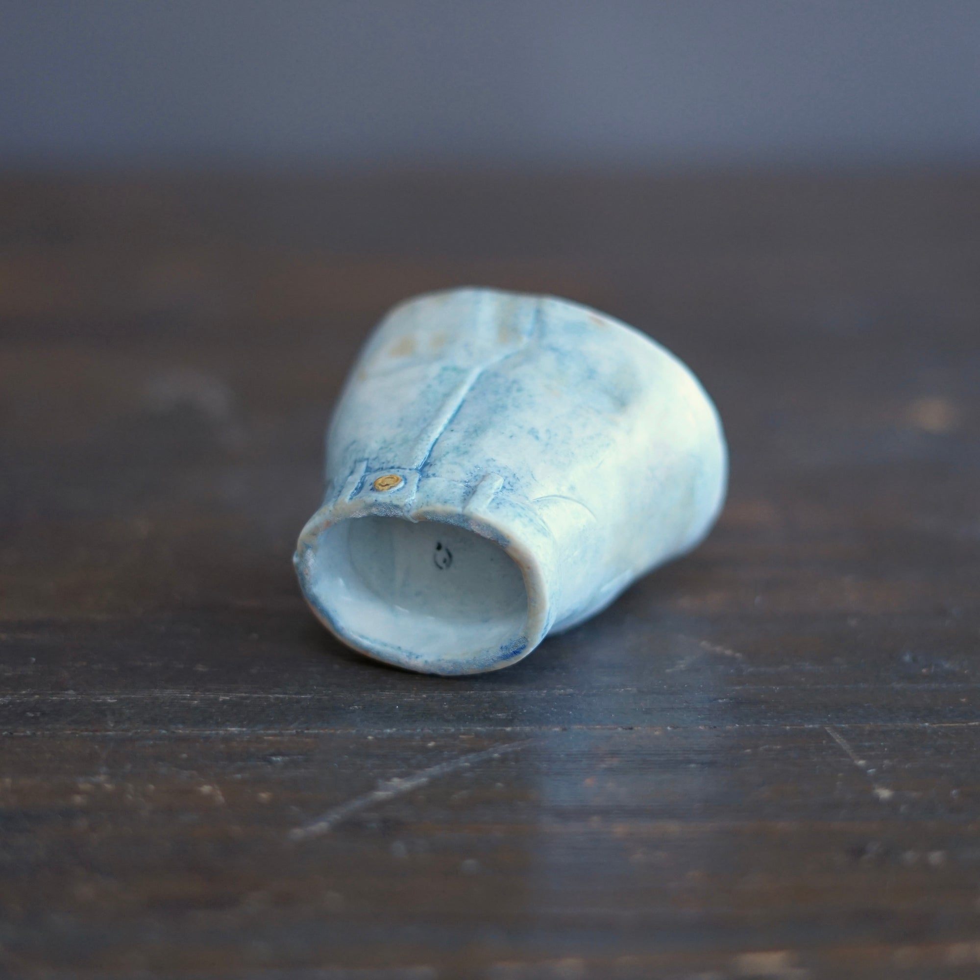 Denim Skirt GUINOMI Sake Cup #MA158B
