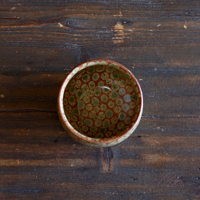 Autumn Dots Small Round Bowl #LK908C