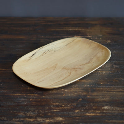 Hand Carved Rectangular Serving Platter #YT37