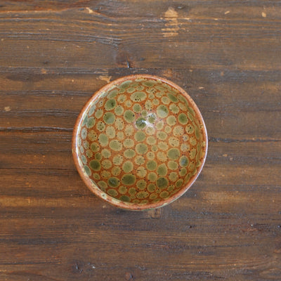 Autumn Dots Small Round Bowl  #LK908F