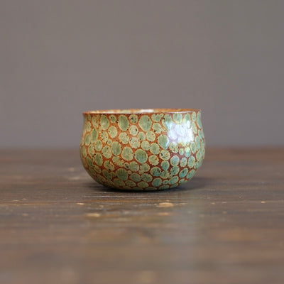 Autumn Dots Large Round Bowl #LK909C