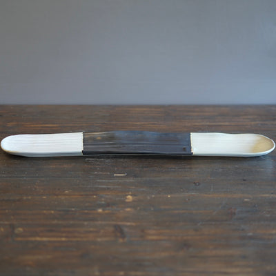 Two Tone Cat Tongue Serving Platter #UM70