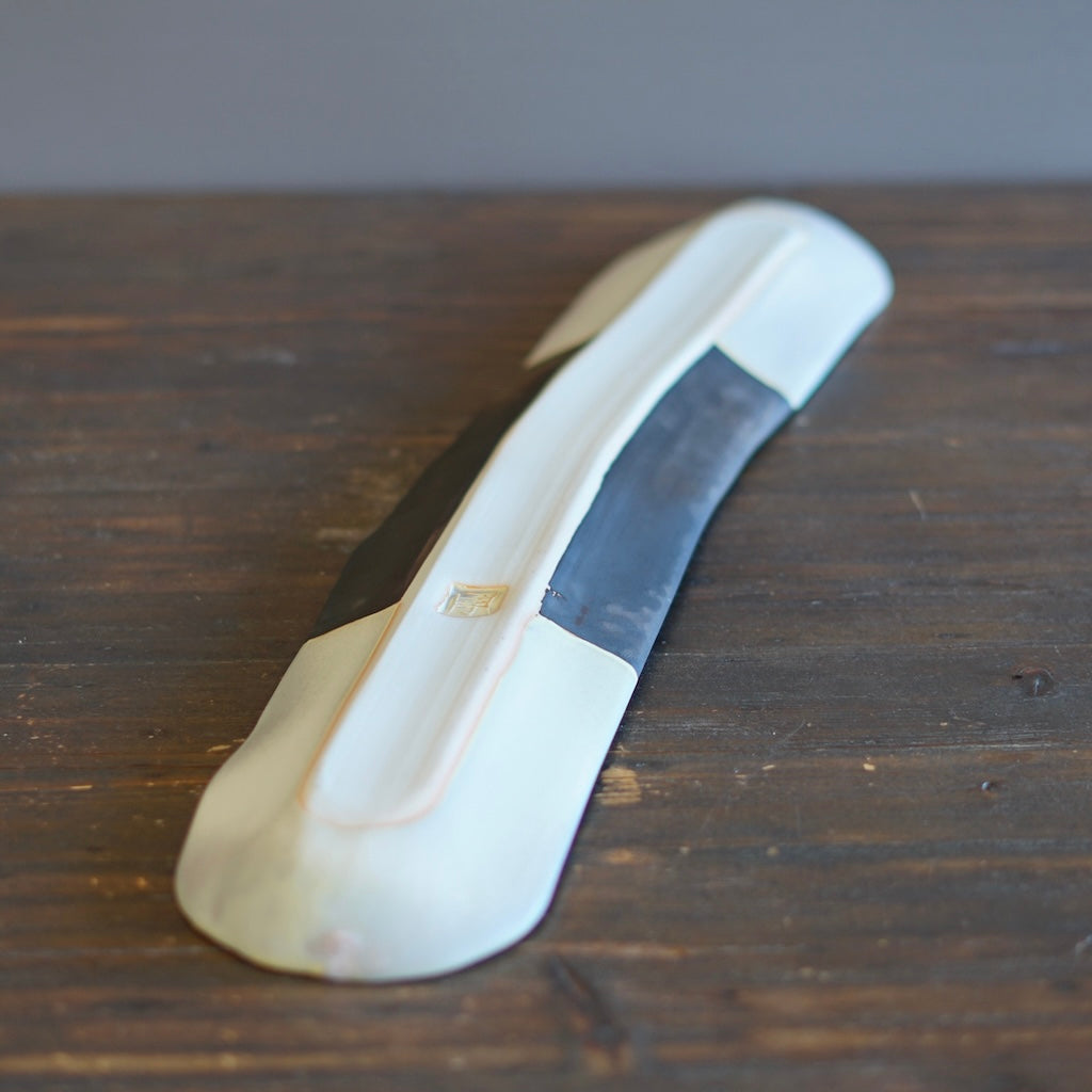 Two Tone Cat Tongue Serving Platter #UM70