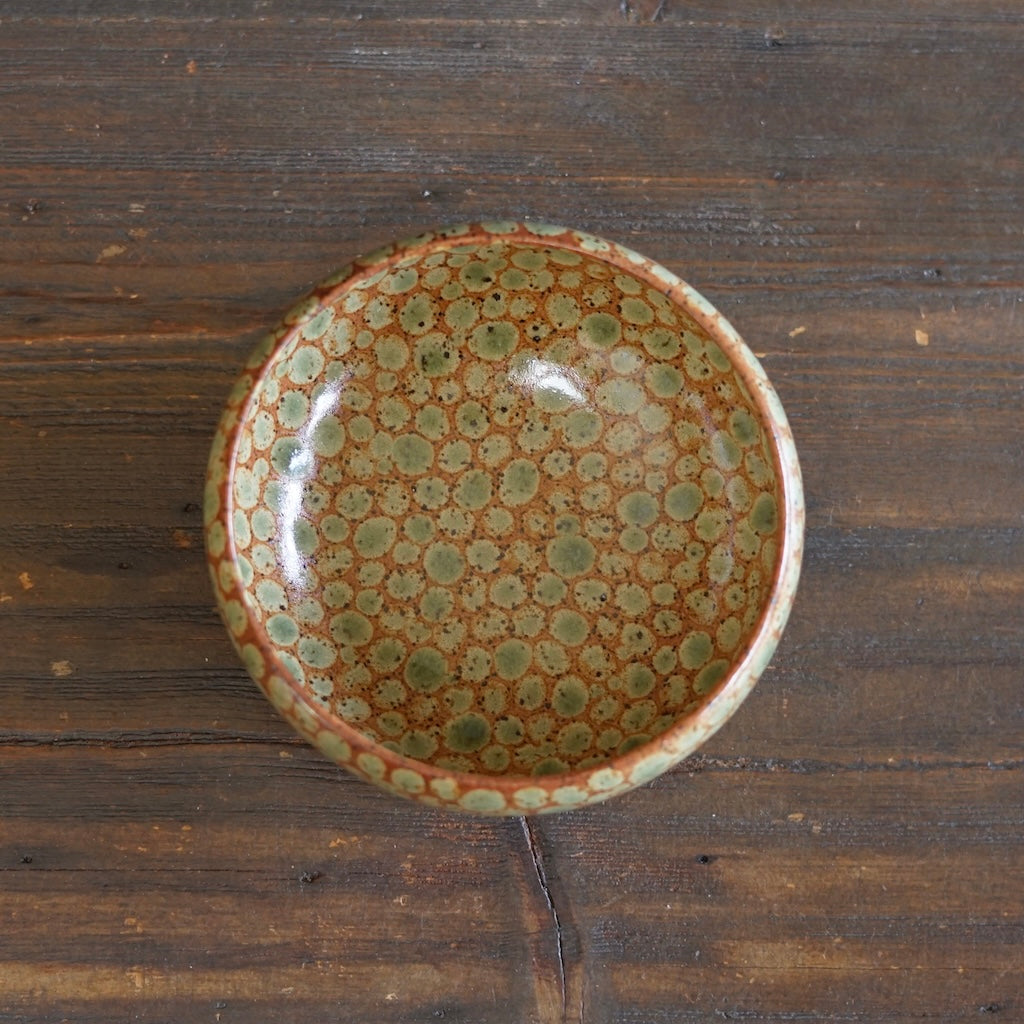 Autumn Dots Round Bowl #LK907