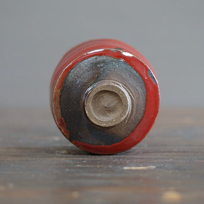 Wood Fired Red Tea Bowl #SY759