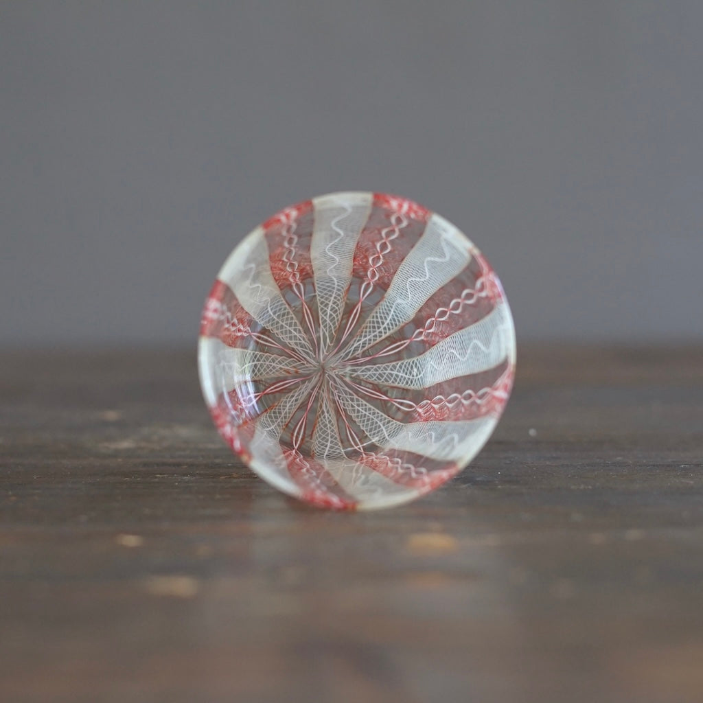 Orange Lace Glass Tumbler #U26C
