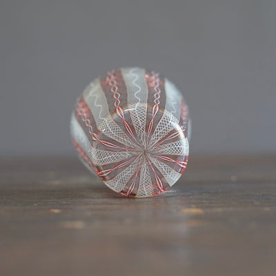 Orange Lace Glass Tumbler #U26C