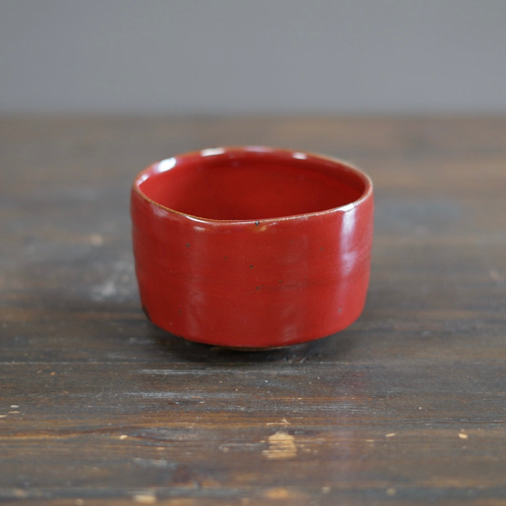 Wood Fired Red Tea Bowl #SY764